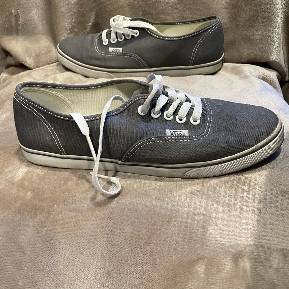 Vans Gray Canvas Sneakers
